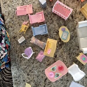 LOT‎ OF  BARBIE doll house FURNITURE  Accessories &MoreTons Of Cool Stuff 3949